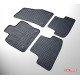 Car rubber floor mats black AUDI Q2 (2016-...) C-CAR