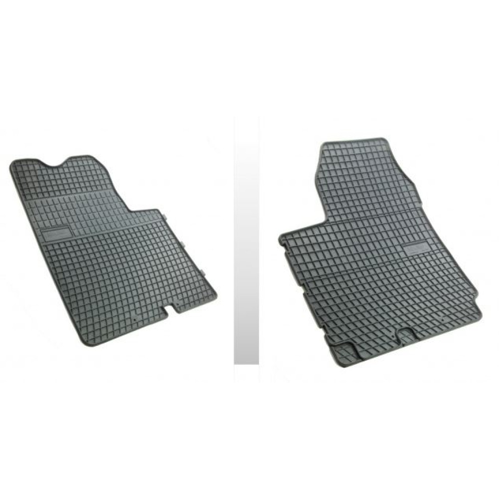 Car rubber floor mats black OPEL VIVARO (2001-2014) NEGRO