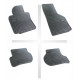 Car rubber floor mats black SKODA OCTAVIA II (2004-2013) NEGRO