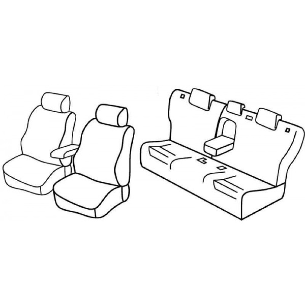 Car seat covers *HARMONY* MAZDA 6 Combi (2012-...)