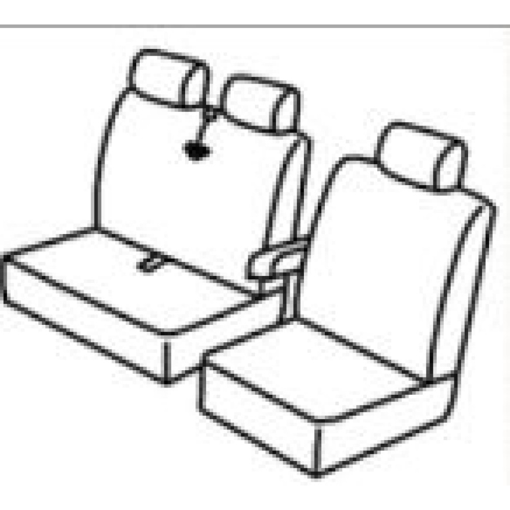 Car seat covers *HARMONY* MB SPRINTER (1+2)(2018-...)