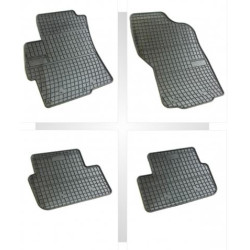 Car rubber floor mats black MITSUBISHI LANCER (2007-...) NEGRO