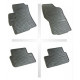 Car rubber floor mats black MITSUBISHI LANCER (2007-...) NEGRO