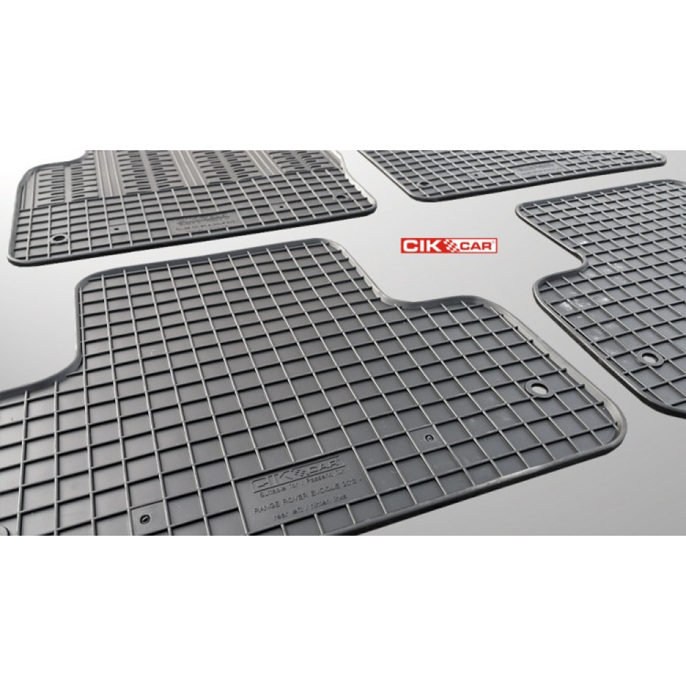 Car rubber floor mats black  LAND ROVER EVOQUE (2011-2018) C-CAR
