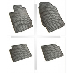 Car rubber floor mats black TOYOTA COROLLA (2002-2007) NEGRO