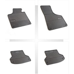 Car rubber floor mats black AUDI A3 (2003-2009) NEGRO
