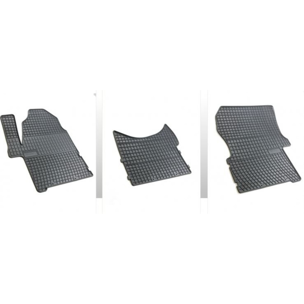 Car rubber floor mats black MB SPRINTER (2006-...) NEGRO