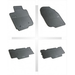 Car rubber floor mats black TOYOTA RAV4 (2006-2012) NEGRO