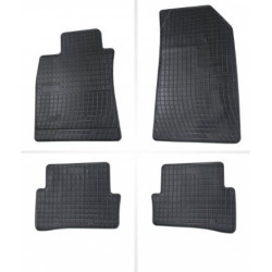 Car rubber floor mats black VOLKSWAGEN TOUAREG (2010-...) NEGRO