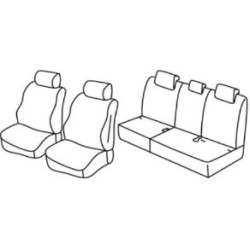 Car seat covers *HARMONY* MINI COUNTRYMAN (2010-2017)