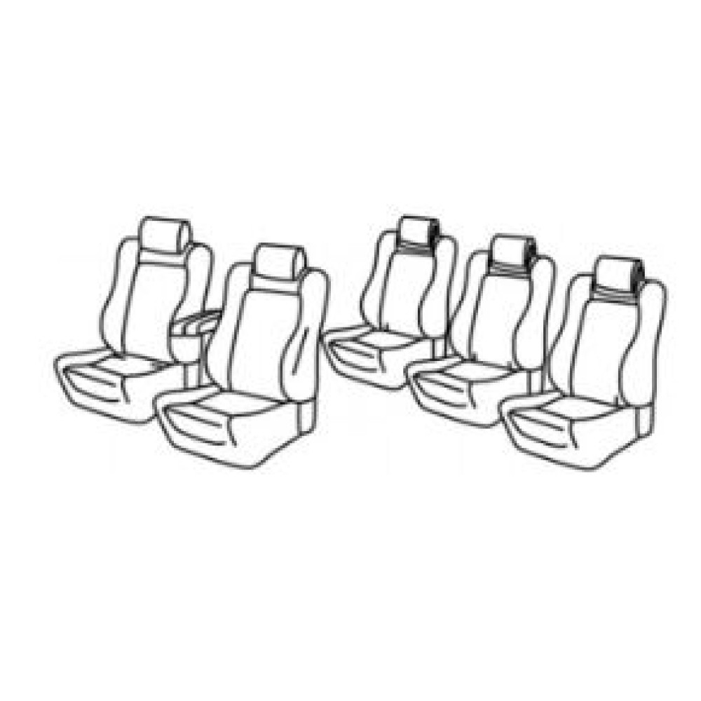 Car seat covers *HARMONY* PEUGEOT 5008 II (2017-...)