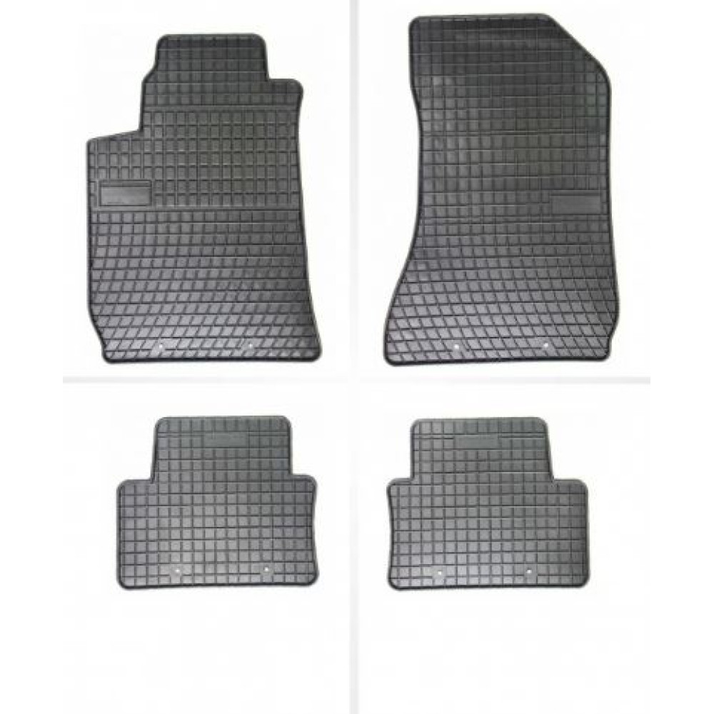 Car rubber floor mats black ALFA ROMEO 159 (2005-2012) NEGRO