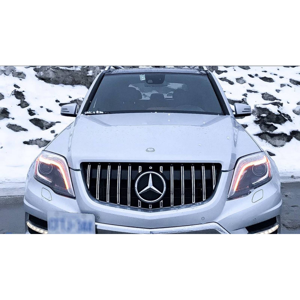 Front grill *Panamericana Style Chrome/Black* MB GLK-class Facelift (2013-2015)