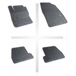 Car rubber floor mats black FORD FOCUS III (2011-2015) NEGRO