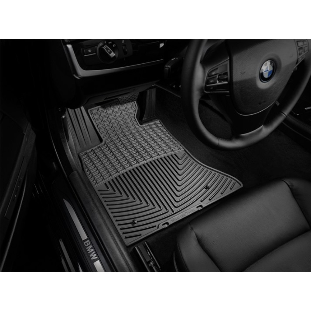 Car rubber floor mats black WEATHERTECH BMW 5 F10/F11 Facelift (2014-2016) ALL-WEATHER