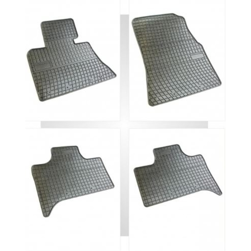 Car rubber floor mats black BMW X5 E53 (2000-2006) NEGRO