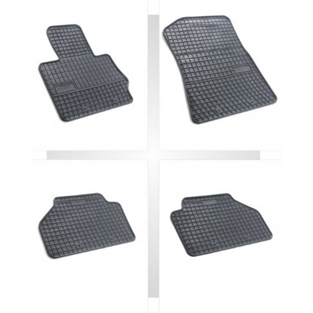 Car rubber floor mats black BMW X3 F25 (2011-...) NEGRO