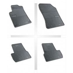 Car rubber floor mats black CITROEN C3 (2009-...) NEGRO