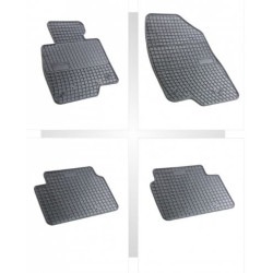 Car rubber floor mats black MAZDA 3 (2013-...) NEGRO