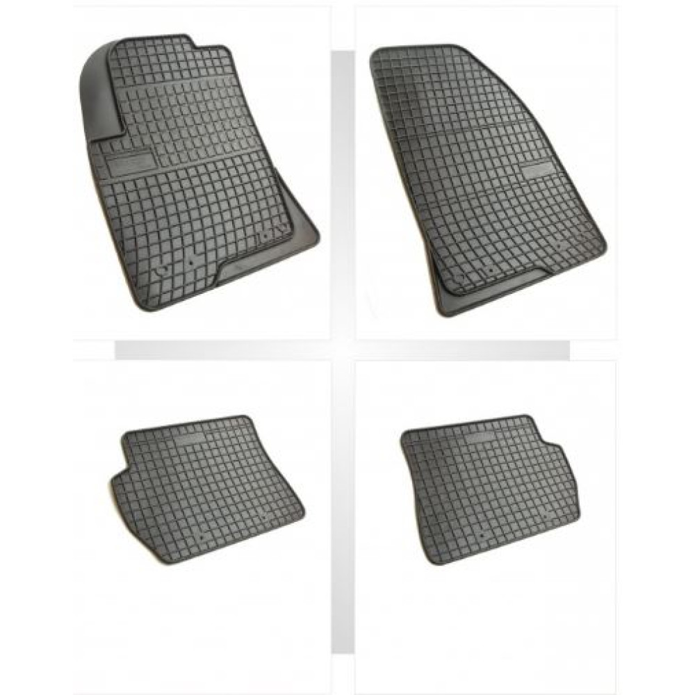 Car rubber floor mats black FORD FIESTA (2002-2008) NEGRO