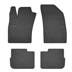 Car rubber floor mats black FIAT TIPO (2016-...) NEGRO