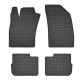 Car rubber floor mats black FIAT TIPO (2016-...) NEGRO