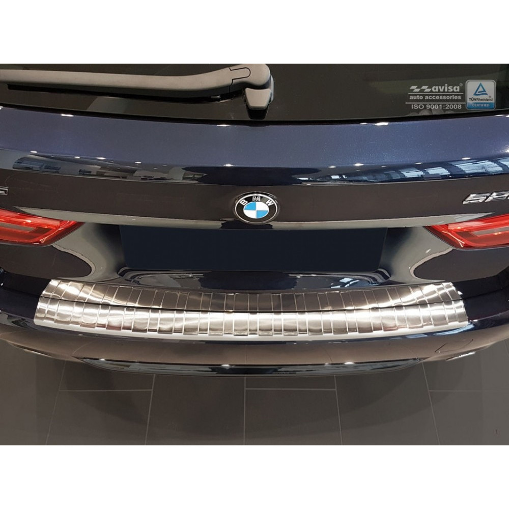 Chrome rear bumper pad BMW 5 G31 Touring (2017-...) 2/35179
