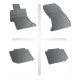 Car rubber floor mats black SUBARU XV (2011-...) NEGRO