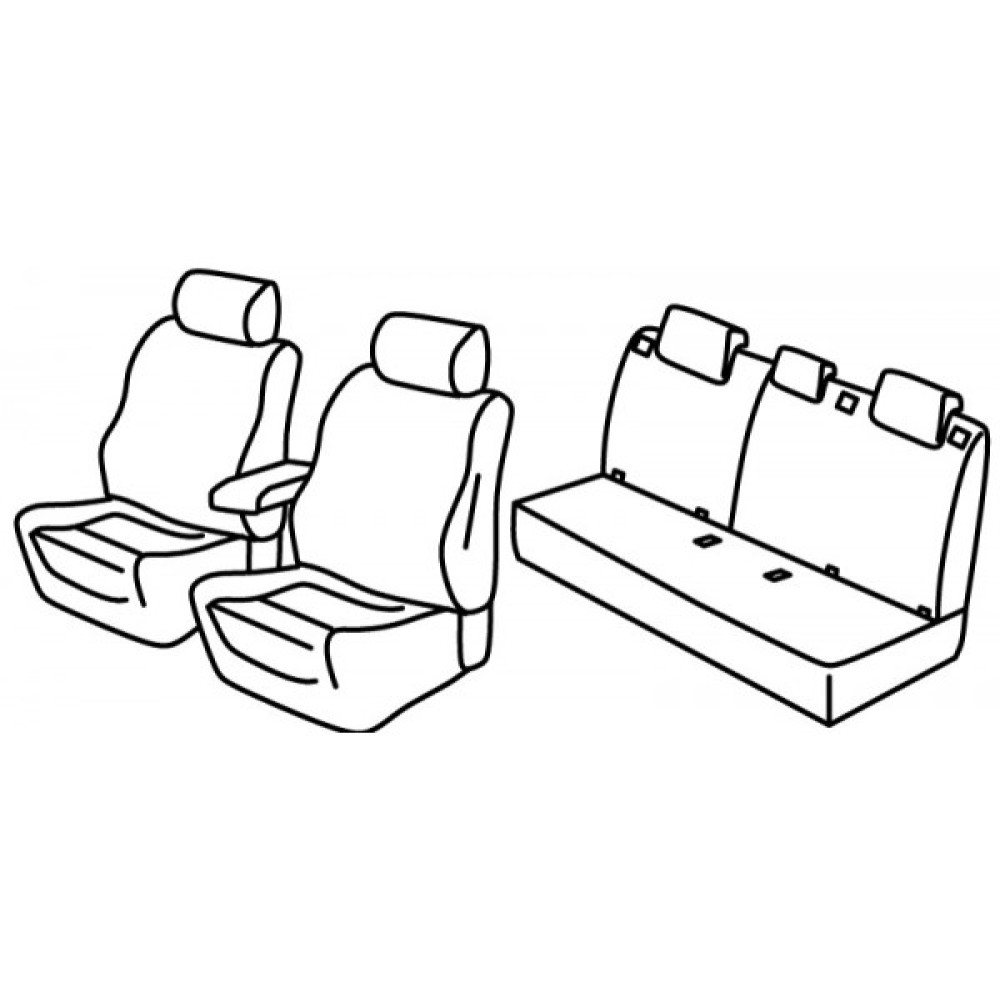 Car seat covers *HARMONY* FIAT TIPO HB/SW (2016-...)