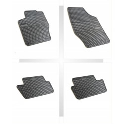 Car rubber floor mats black PEUGEOT 308 (2007-2013) NEGRO