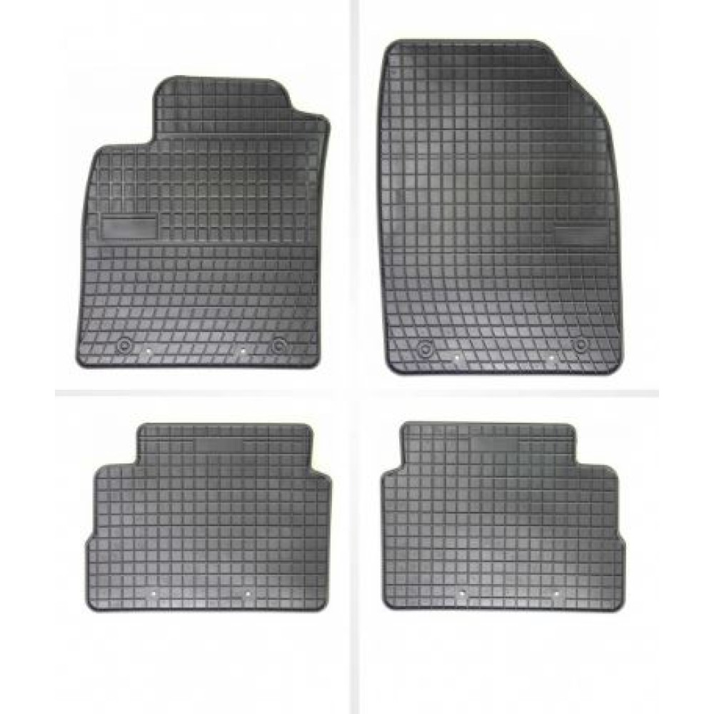 Car rubber floor mats black OPEL SIGNUM (2003-2008) NEGRO