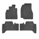 Car rubber floor mats black TOYOTA LAND CRUISER 100 (1998-2007) NEGRO