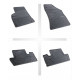 Car rubber floor mats black PEUGEOT 5008 (2010-...) NEGRO