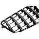Front grill MB C-class W204 Panamericana Style Black/Chrome (2007-2014)