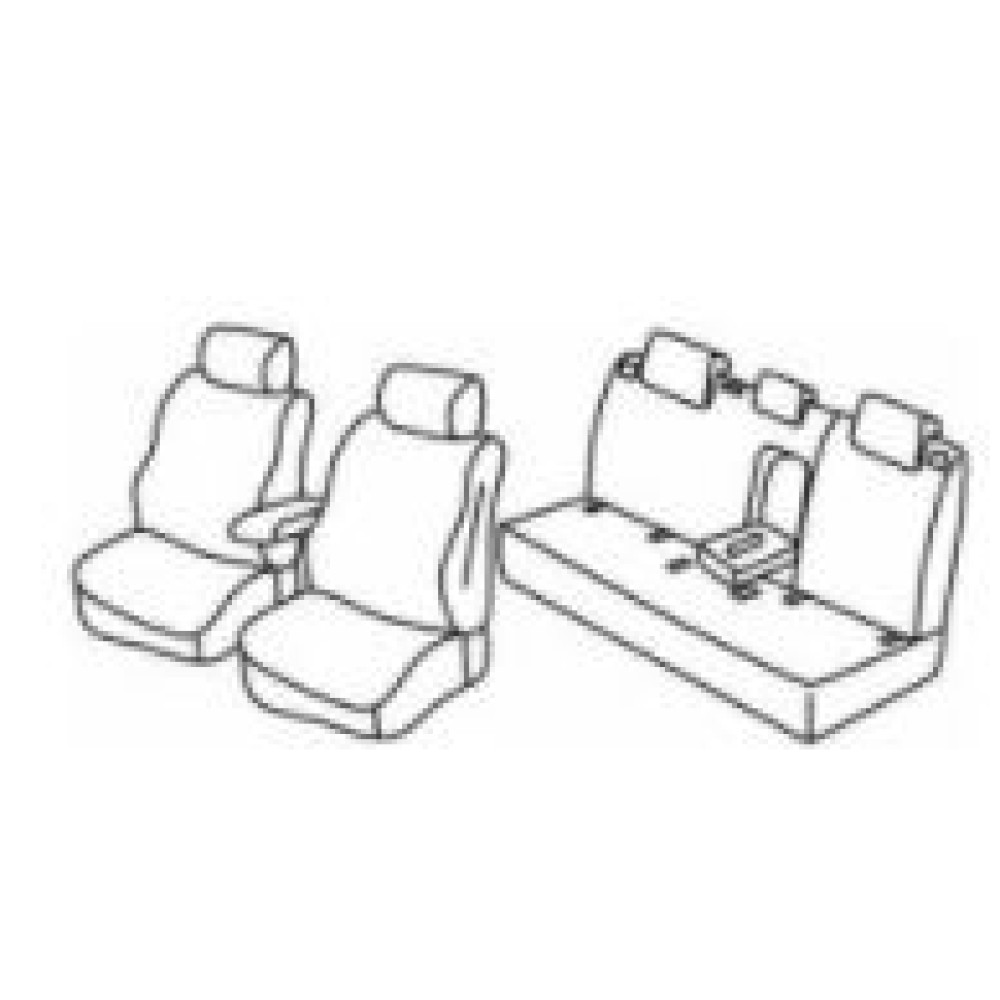 Car seat covers *HARMONY* VW GOLF VIII (2020-...)