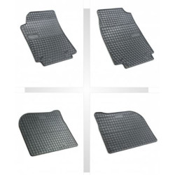 Car rubber floor mats black AUDI 100 (1990-1994) NEGRO