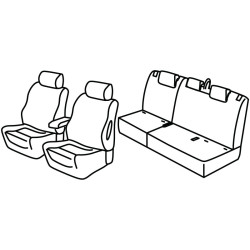 Fundas para asientos de coche *HARMONY* MITSUBISHI ECLIPSE CROSS (2017-...)