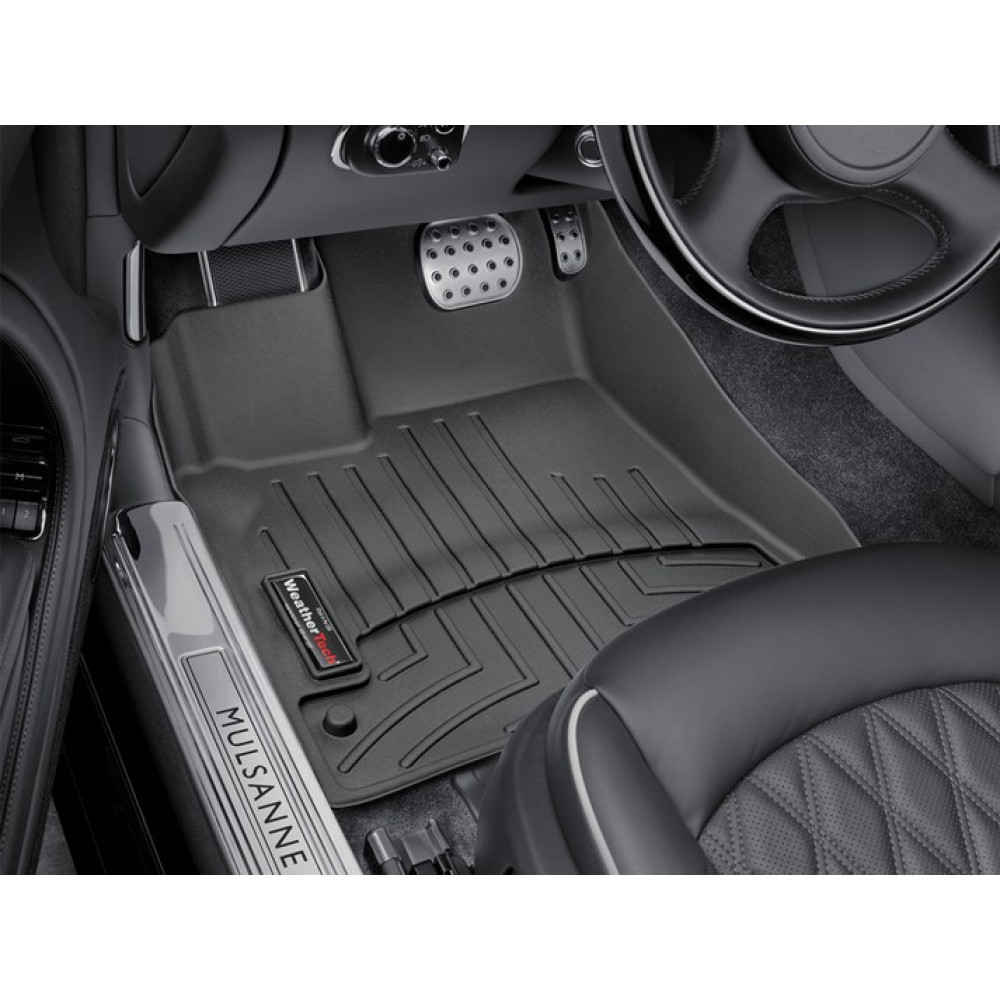 Car floor mats black WEATHERTECH FLOORLINER BENTLEY MULSANNE (2010-2020) 441321-1-2