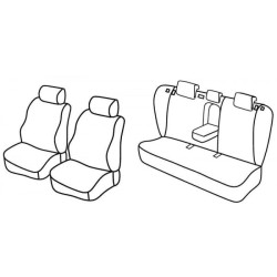 Car seat covers *HARMONY* TOYOTA AVENSIS III Facelift (2015-...)