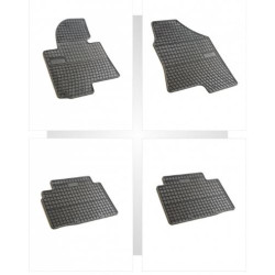 Car rubber floor mats black KIA SPORTAGE III (2010-2015) NEGRO
