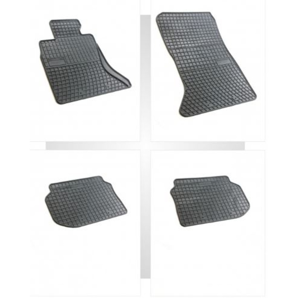 Car rubber floor mats black BMW 5 F10/F11 (2010-2014) NEGRO