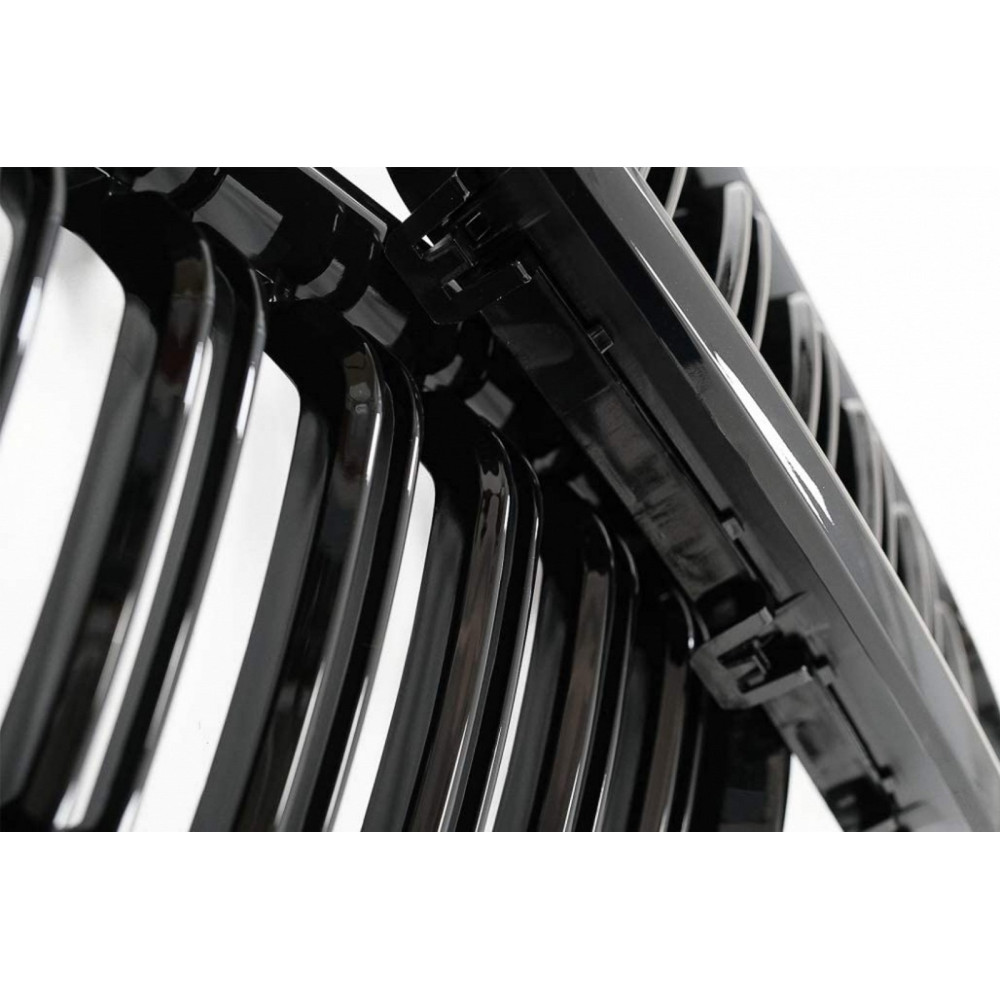 Front grills black gloss BMW X5/X6 F15/F16 Double Stripe Black Gloss (2014-2019)