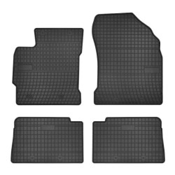 Car rubber floor mats black TOYOTA AURIS II (2013-...) NEGRO