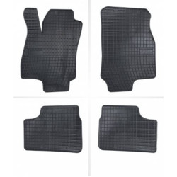 Car rubber floor mats black OPEL ASTRA G (1998-2004) NEGRO