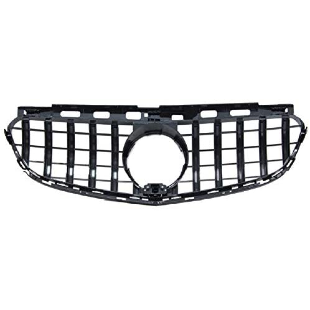 Parrilla delantera MB Clase E W212 Facelift Estilo Panamericana (2013-2016) Cromada/Negra