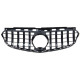 Parrilla delantera MB Clase E W212 Facelift Estilo Panamericana (2013-2016) Cromada/Negra