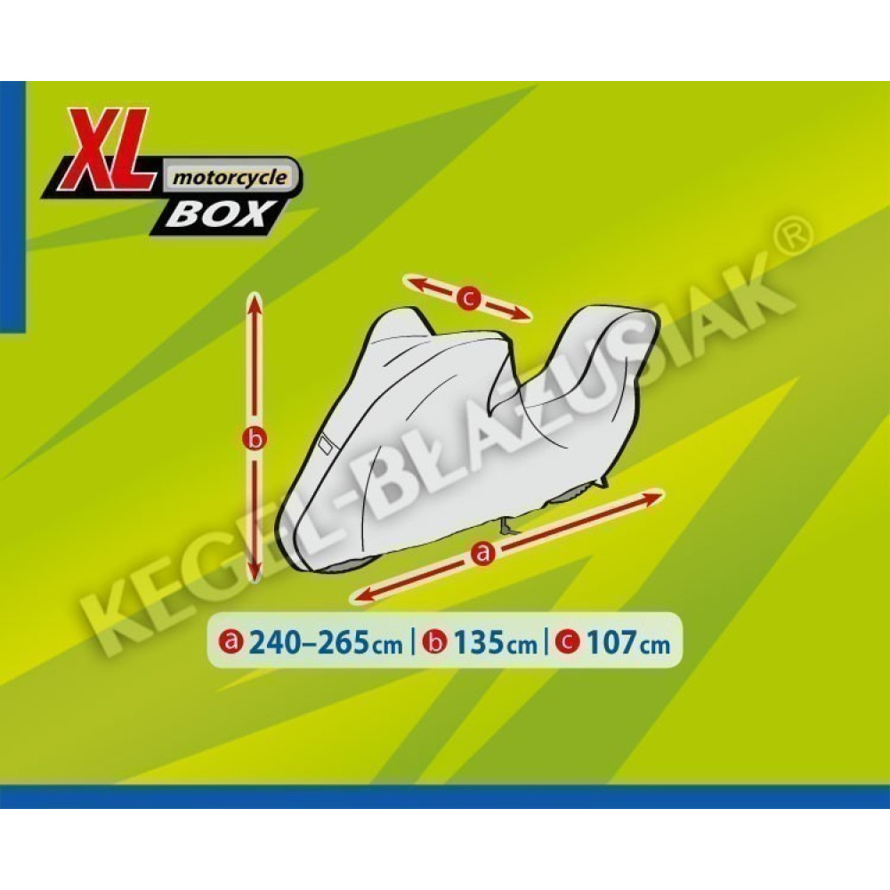Motorcycle cover BASIC GARAGE *XL box*