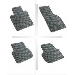 Alfombrillas de goma para coche negras VOLKSWAGEN JETTA (2010-...) NEGRO