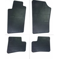 Car rubber floor mats black PEUGEOT 206 (1998-...) NEGRO