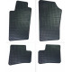 Car rubber floor mats black PEUGEOT 206 (1998-...) NEGRO